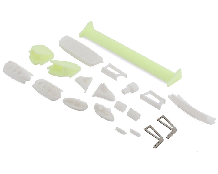 24K RC Technology 1/10 '92 RX7 FD Pandem V3 Full Drift Body Set w/Cosmetic Mods (Clear) (V1) (257mm Wheelbase)