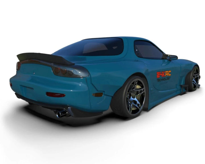 24K RC Technology 1/10 '92 RX7 FD Pandem V3 Full Drift Body Set w/Cosmetic Mods (Clear) (V4) (257mm Wheelbase)