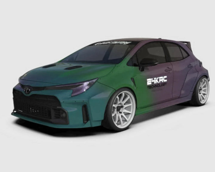 24K RC Technology 1/10 Corolla GR DPR Drift Body Set (Clear) (260mm Wheelbase)