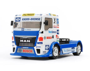 Tamiya Team Hahn Racing MAN TGS 1/14 TT-01E 4x4 On-Road Racing Truck Kit - Iron City RC Hobbies