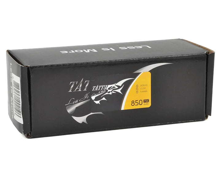 Tattu 3s LiPo Battery 75C (11.1V/850mAh) w/XT-30 Connector