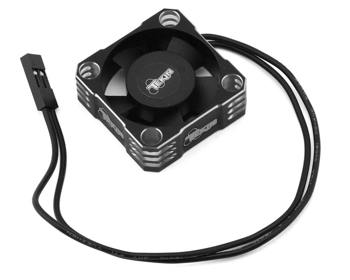 Tekin 30x30x10 Hiflow Aluminum Cooling Fan (Black/Silver) (TT3862) - Iron City RC Hobbies