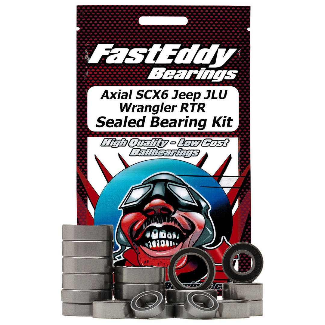 FastEddy Axial SCX6 Jeep JLU Wrangler RTR Sealed Bearing Kit