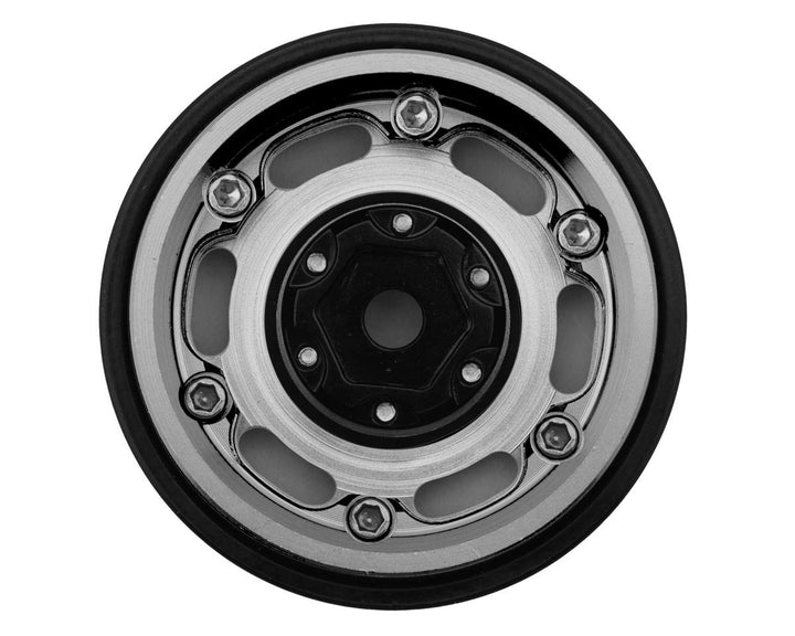 Treal Hobby Type E 1.0" 6-Slot Beadlock Wheels (Silver) (4) (21.9g)
