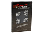 Treal Hobby Type E 1.0" 6-Slot Beadlock Wheels (Silver) (4) (21.9g)