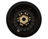Treal Hobby Type D 1.0" Brass Beadlock Crawler Wheels (Black/Gold) (40g ea) (4)