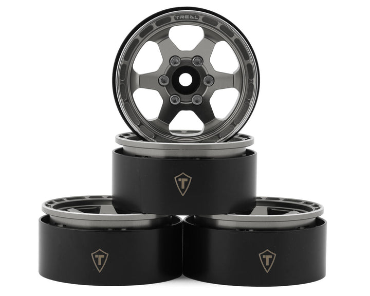 Treal Hobby Type H 1.9" 6-Spoke Beadlock Wheels (4)