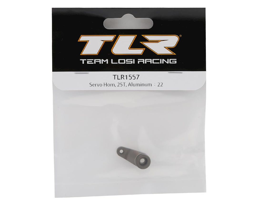 TLR Aluminum Servo Horn (25T-Futaba/Orion/Savox/ACE) - Iron City RC Hobbies