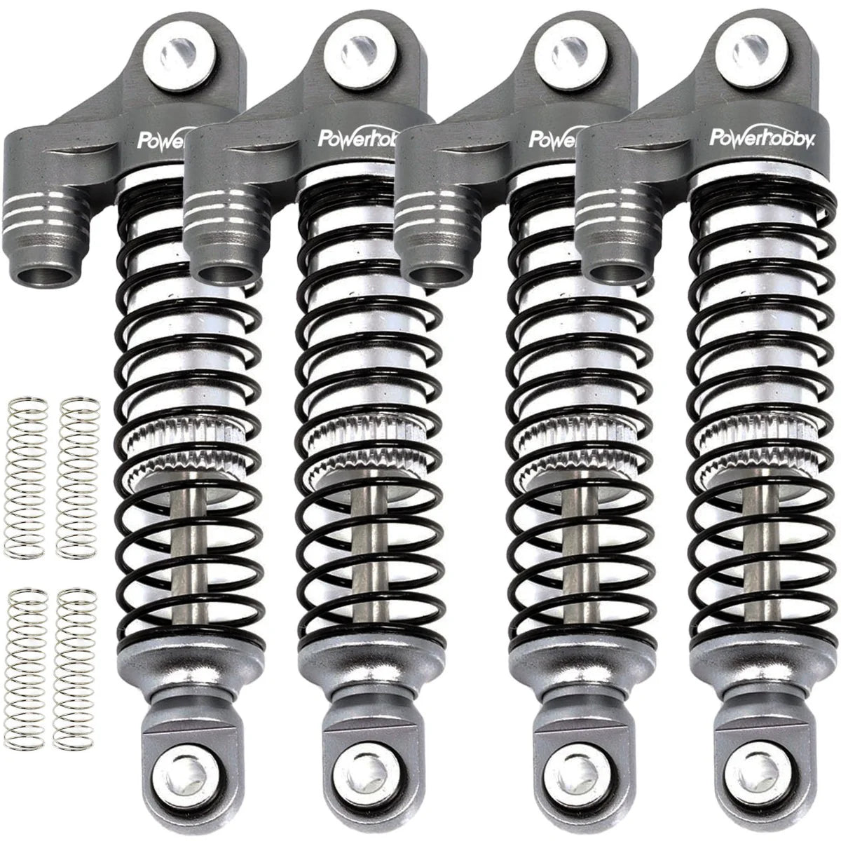 Powerhobby Aluminum 51mm Long Travel Shocks for Traxxas TRX-4M - Iron City RC Hobbies