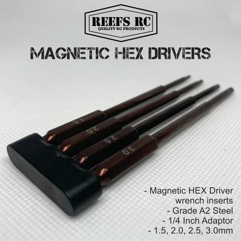 Reefs RC Magnetic Hex Drivers