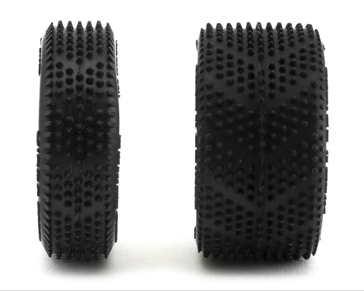 UpGrade RC Micro Spiker Pre-Mounted Front and Rear Carpet Tires for Losi® Micro-B (Yellow)