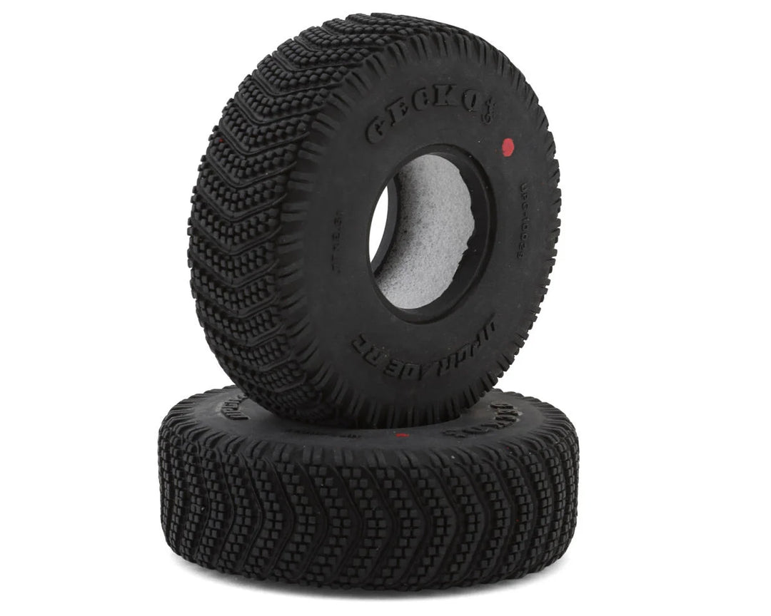 UpGrade RC Micro Gecko 1.0" Class 2 Extreme Performance Micro Crawler Tires (2) (64mm OD) (Super Soft)