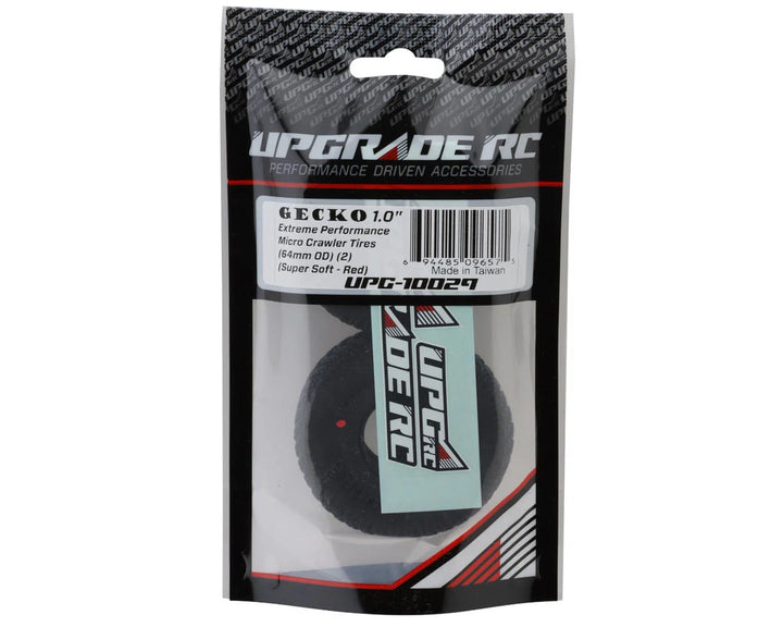UpGrade RC Micro Gecko 1.0" Class 2 Extreme Performance Micro Crawler Tires (2) (64mm OD) (Super Soft)