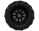 UpGrade RC BELTED Dirt Claw 2.9" Pre-Mounted Tires for Traxxas MAXX (2) (Regular & Wide Offset Hexes Included)