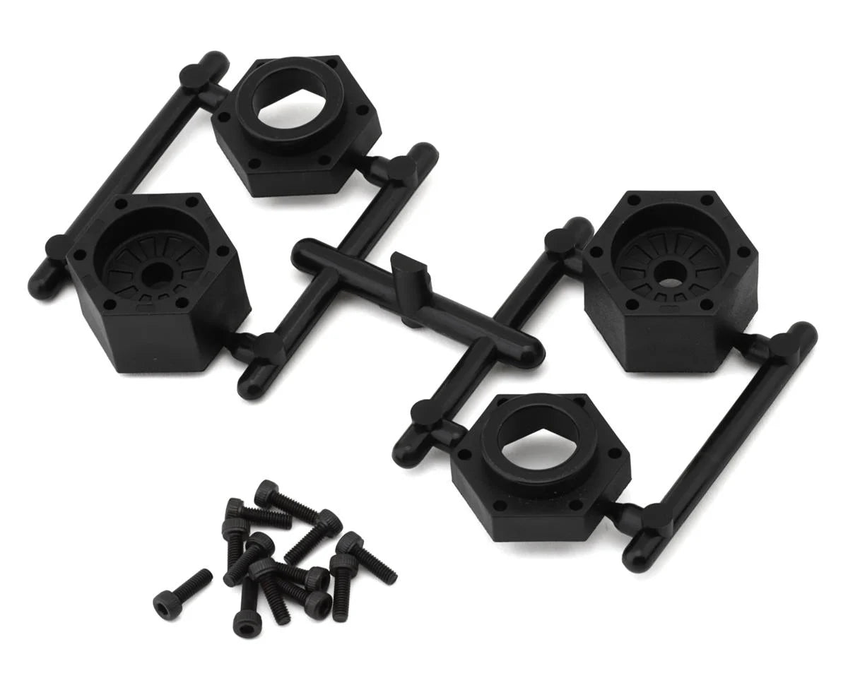 UpGrade RC Belted Street Radials 2.9" Pre-Mounted Tires for Traxxas MAXX (2) (Regular & Wide Offset Hexes Included)