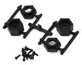 UpGrade RC Belted Street Radials 2.9" Pre-Mounted Tires for Traxxas MAXX (2) (Regular & Wide Offset Hexes Included)