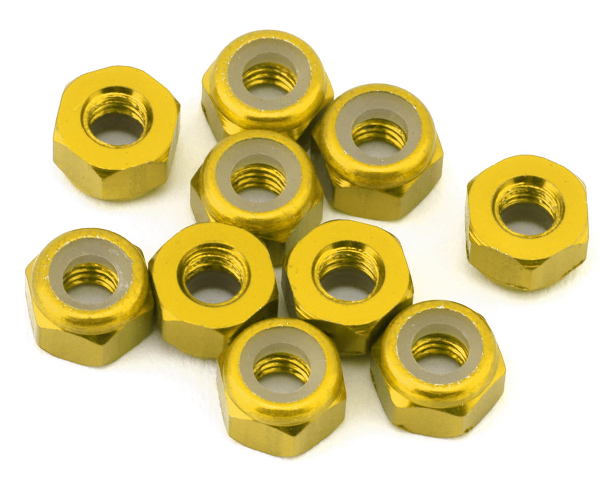 eXcelerate 3mm Aluminum Lock Nuts (Choose Color) (10)