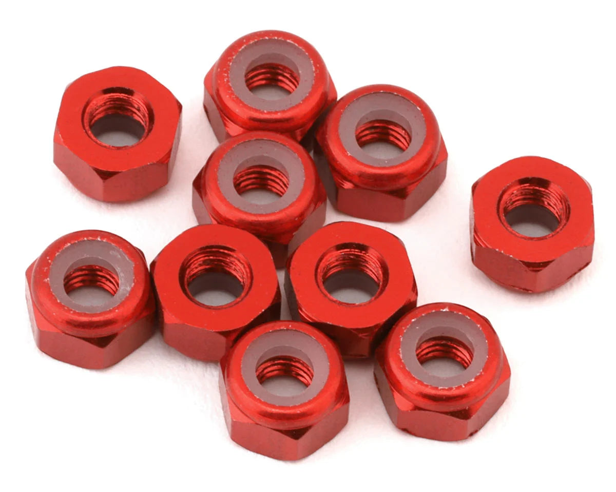eXcelerate 3mm Aluminum Lock Nuts (Choose Color) (10)