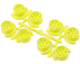 Yeah Racing Mini-Z AWD 11mm 5-Spoke Wide Rims Set (Choose Color) (0mm/+1mm/+2mm/+3mm)