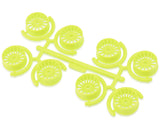 Yeah Racing Mini-Z AWD 8.5mm Multi-Spokes Narrow Wheel Set (Florescent Pink) (0mm/+1mm/+2mm/+3mm)
