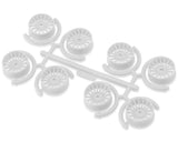 Yeah Racing Mini-Z AWD 8.5mm Multi-Spokes Narrow Wheel Set (Florescent Pink) (0mm/+1mm/+2mm/+3mm)