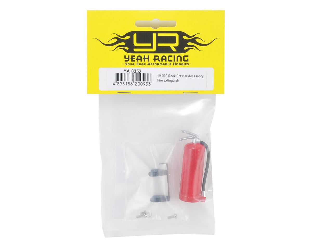 Yeah Racing 1/10 Crawler Scale Accessory Set (Fire Extinguisher)