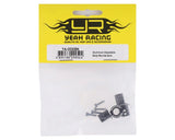 Yeah Racing 6mm Aluminum Adjustable Body Mounts (Black) (4)