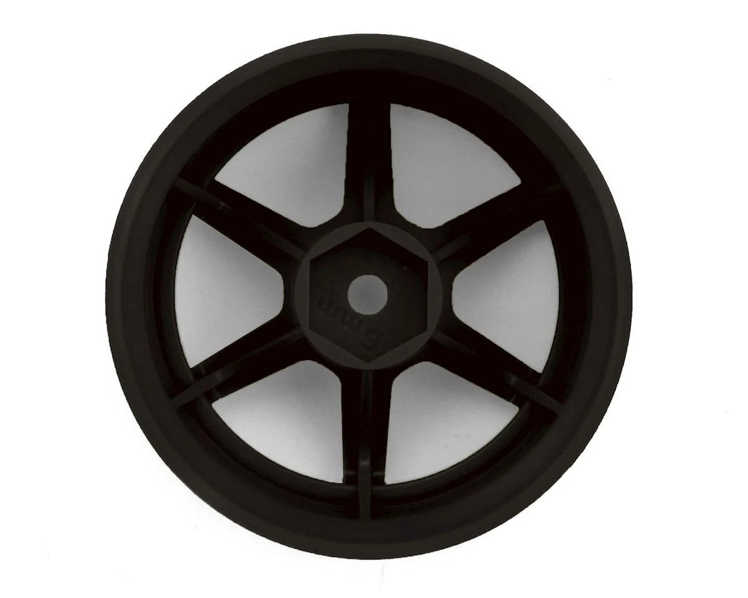 Yokomo 12mm Hex Racing Performer High Traction RWD Drift Wheels (Titanium) (2) (6mm Offset)