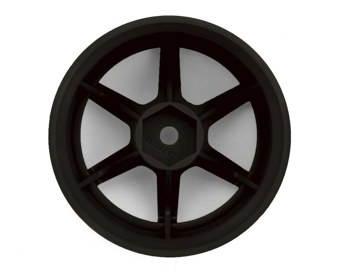 Yokomo 12mm Hex Racing Performer High Traction RWD Drift Wheels (Titanium) (2) (6mm Offset)