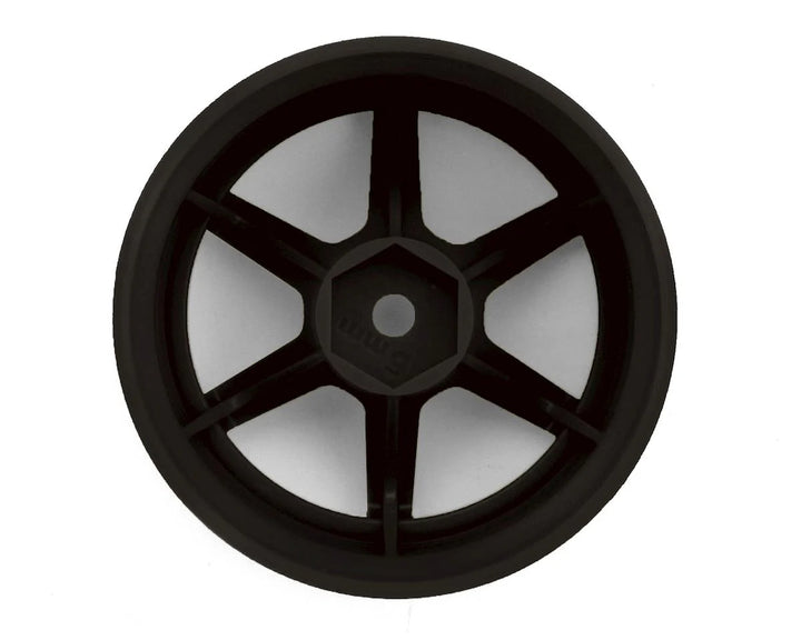 Yokomo 12mm Hex Racing Performer High Traction RWD Drift Wheels (Titanium) (2) (6mm Offset)