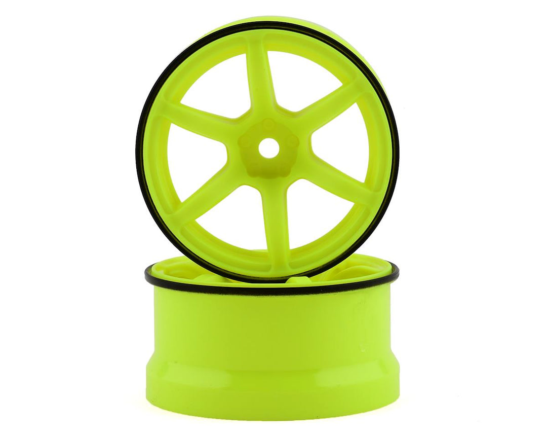 Yokomo 12mm Hex Racing Performer High Traction RWD Drift Wheels (2) (6mm Offset) (Choose Color)