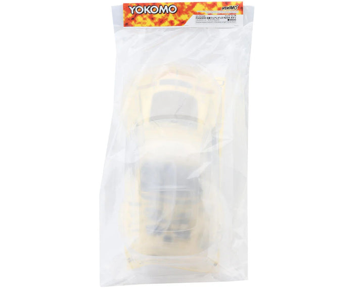 Yokomo Pandem Nissan Fairlady Z RZ34 Drift Body w/Light Bracket & Spoiler (Clear)