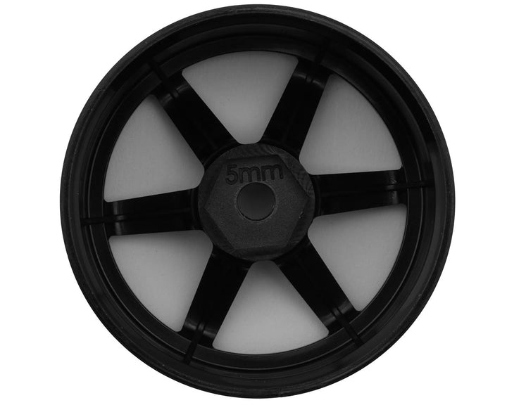 Yokomo 6-Spoke Drift Wheels (2) (5mm Offset) (Choose Color)