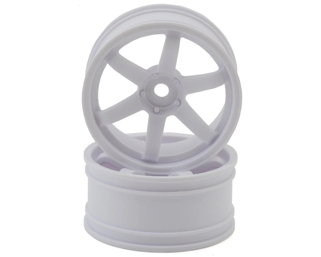 Yokomo 6-Spoke Drift Wheels (2) (5mm Offset) (Choose Color)