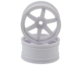 Yokomo 6-Spoke Drift Wheels (Black) (2) (7mm Offset)