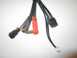 TQ Wire 2S Charge Cable XT60 & Strain Reliefs