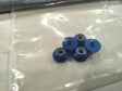 GT55 M2 Flange Aluminum Self-Locking Nut (5pcs) Blue - Iron City RC Hobbies