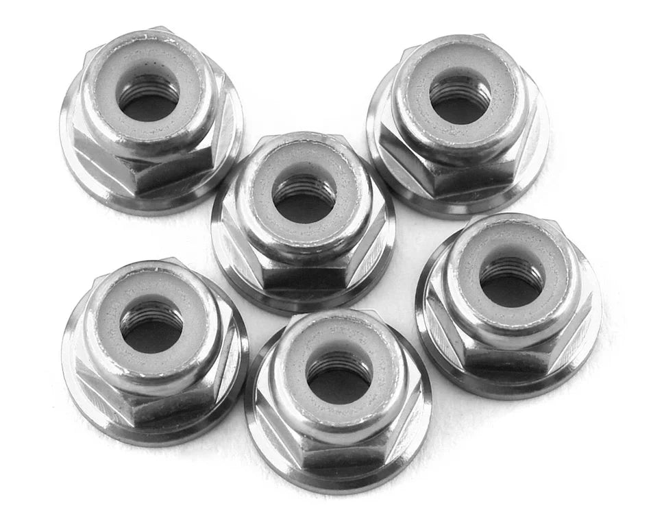SubRC M2 LockNut (Silver) (Pack of 6)