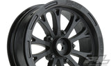 Proline Pomona Drag Spec 2.2" Black Front Wheels