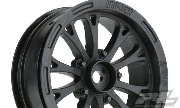 Pro-Line Pomona Drag Spec 2.2" Black Front Wheels Pro-Line