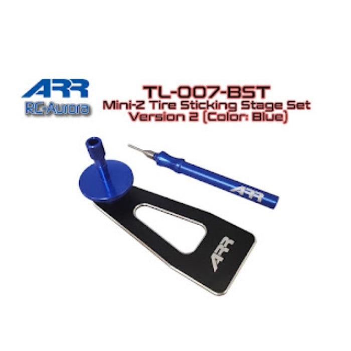 RC-Aurora ARR Mini Z Tire Sticking Stage Set (Blue) - Iron City RC Hobbies
