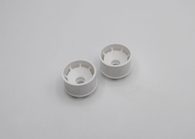 Reflex Racing Speed Dish Wheel Rear +0 OffSet (White) - Iron City RC Hobbies