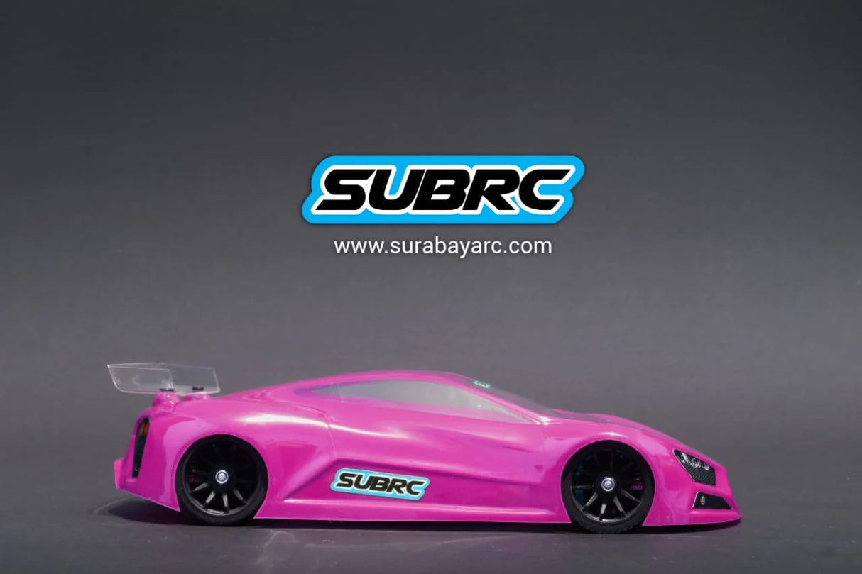 SubRC Lexan Touring Body ZENVO ST1 0.7mm