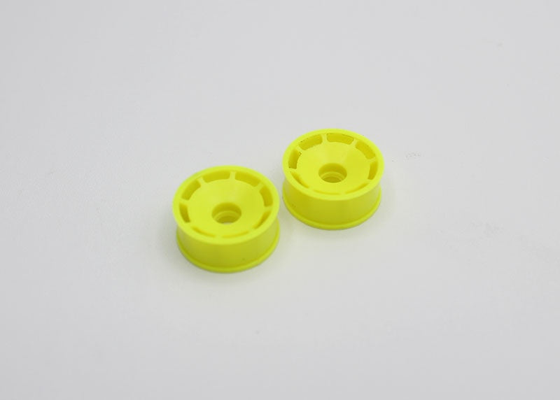 Reflex Racing Speed Dish Wheel Front +0 OffSet (Yellow) - Iron City RC Hobbies
